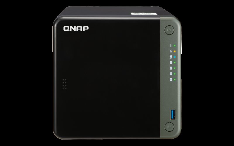 QNAP TS-453D-4G (2,7GHz /  4GB RAM /  4x SATA /  1xHDMI 4K /  1xPCIe /  2x2,5GbE /  3xUSB 2.0 /  2xUSB 3.2) - obrázek produktu