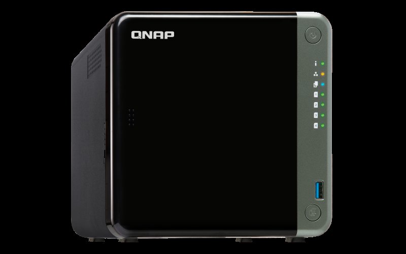 QNAP TS-453D-8G (2,7GHz /  8GB RAM /  4x SATA /  1xHDMI 4K /  1xPCIe /  2x2,5GbE /  3xUSB 2.0 /  2xUSB 3.2) - obrázek č. 1