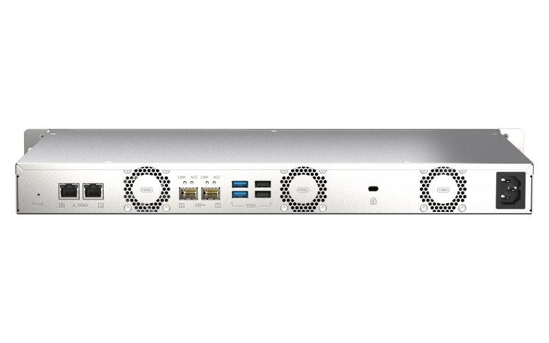 QNAP TS-435XeU-4G (2,2GHz, 4GB RAM, 4x SATA, 2x M.2 NVMe, 2x 2,5GbE, 2x 10GbE SFP+, malá hloubka) - obrázek č. 5