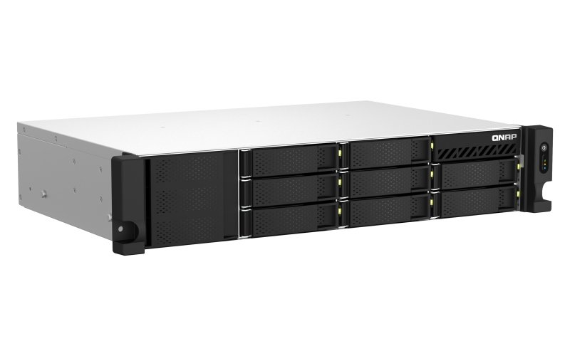 QNAP TS-864eU-RP-4G (4core 2,9GHz, 4GB RAM, 8xSATA, 2x2,5GbE, 1xPCIe, 1xHDMI, 2xzdroj, malá hloubka) - obrázek č. 2
