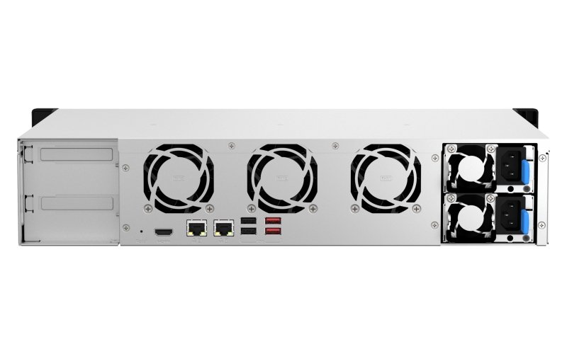 QNAP TS-864eU-RP-4G (4core 2,9GHz, 4GB RAM, 8xSATA, 2x2,5GbE, 1xPCIe, 1xHDMI, 2xzdroj, malá hloubka) - obrázek č. 5