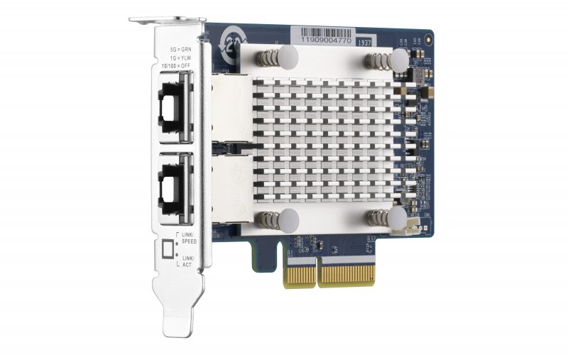 QNAP QXG-5G2T-111C - 5GbE (2 porty) PCIe karta pro PC i NAS - obrázek č. 1