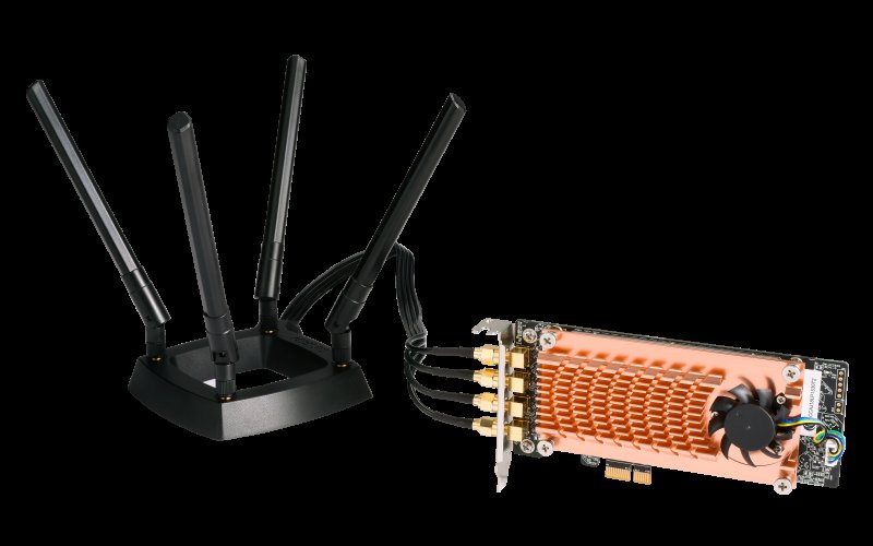 QNAP QWA-AC2600 - PCIe bezdrátový síťový adaptér (802.11n a 802.11ac) pro NAS nebo PC - obrázek produktu
