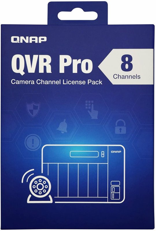 QNAP LIC-SW-QVRPRO-8CH(Physical pack) - obrázek produktu