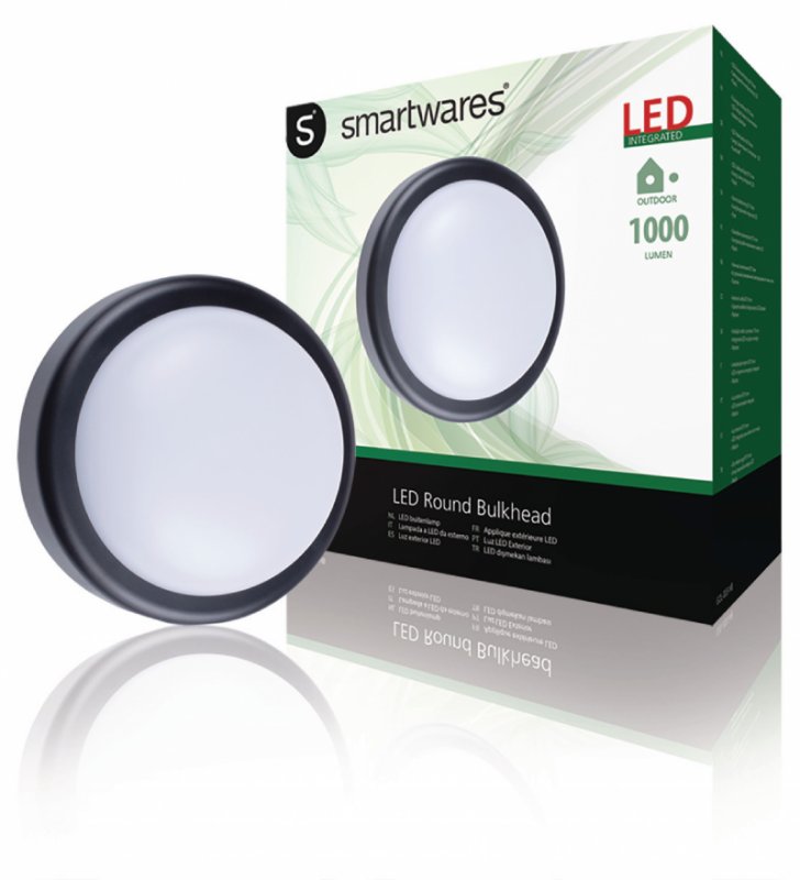 LED Venkovní Nástěnné Svítidlo 14 W 1000 lm Černá - obrázek produktu