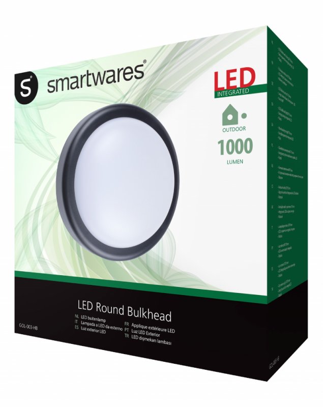 LED Venkovní Nástěnné Svítidlo 14 W 1000 lm Černá - obrázek č. 2