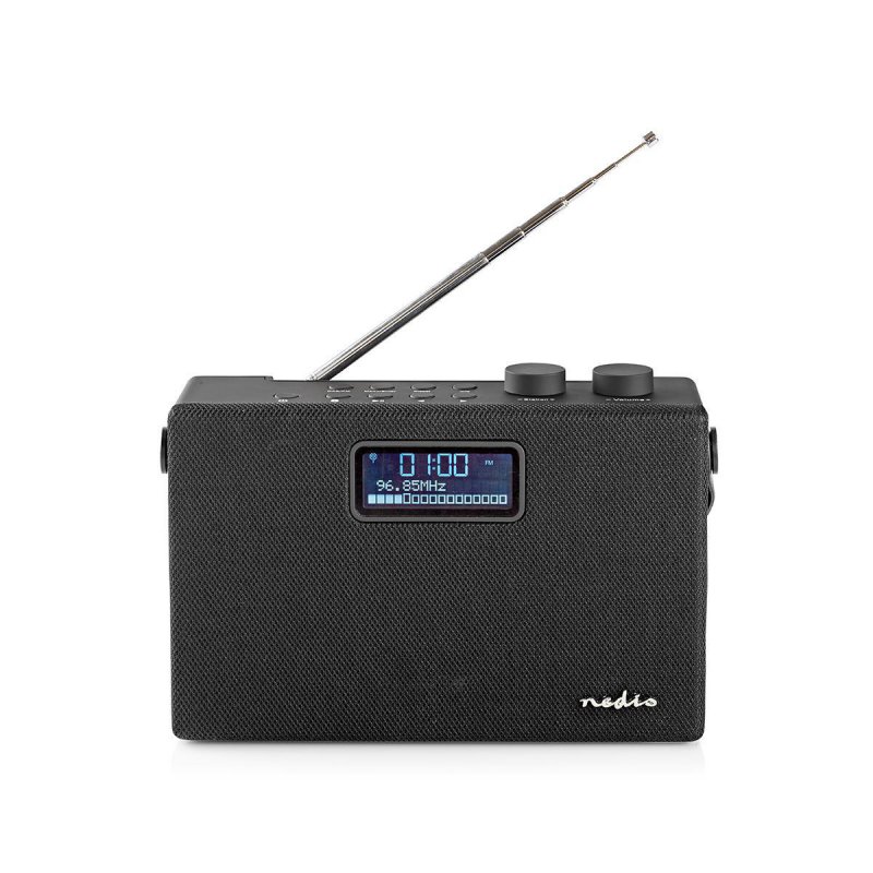 DAB+ Rádio | Stolní Provedení | DAB+ / FM | 2.8 " | Černo-bílý displej | Napájení z baterie / Síťové napájení | Digitální | 15 W - obrázek č. 1