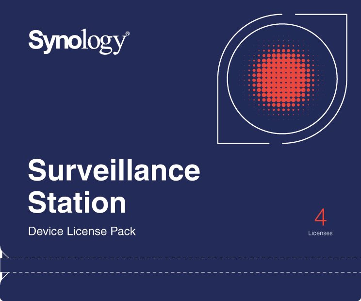 Synology DEVICE LICENSE (X 4) - kamerová licence - obrázek produktu