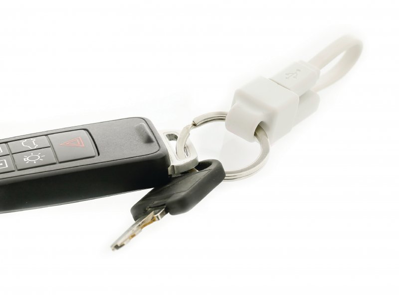 Kabel USB 2.0 USB A Zástrčka - Micro B Zástrčka Plochý 0.06 m Bílá - obrázek č. 5