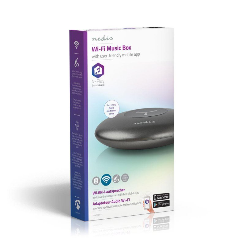 Multiroom Audio Adapter | Wi-Fi | Nedis® N-Play | 1x 3,5 mm | Šedá - obrázek č. 6