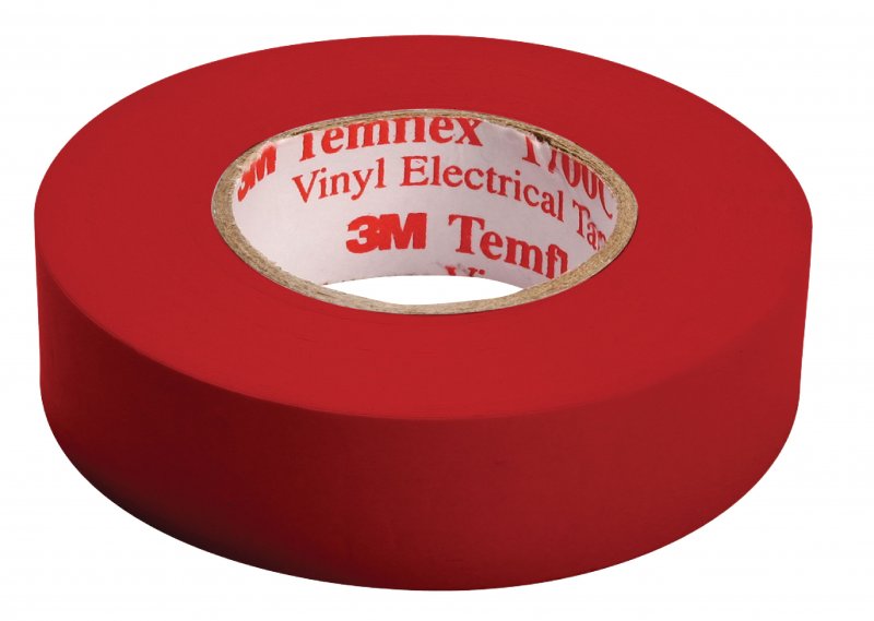 Vinylová elektroizolační páska Temflex™ 1500 15 mm x 10 m Červená - obrázek produktu