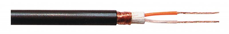Mikrofon Kabel na Cívce 2x 0.25 mm² 100 m Černá TASR-C114-BLK - obrázek produktu