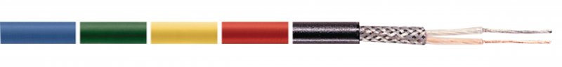 Mikrofon Kabel na Cívce 2x 0.35 mm² 100 m Černá TASR-C128-BLK - obrázek produktu