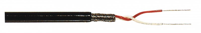 Mikrofon Kabel na Cívce 2x 0.08 mm² 100 m Černá TASR-C202 - obrázek produktu