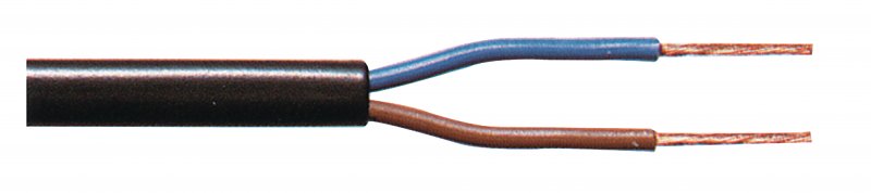 Napájecí Kabel na Cívce 2x 0.75 mm² 100 m Černá TASR-C261-BLK - obrázek produktu