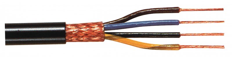 Datový Kabel na Cívce 4x 0.35 - 100 m Černá - obrázek produktu