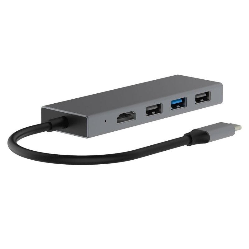 TB USB-C 7v1 adapter USB 3.0, 2xUSB 2.0, HDMI, PD, SD/ TF - obrázek č. 2