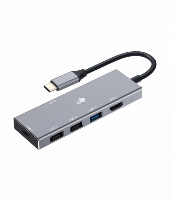 TB USB-C 7v1 adapter USB 3.0, 2xUSB 2.0, HDMI, PD, SD/ TF - obrázek produktu