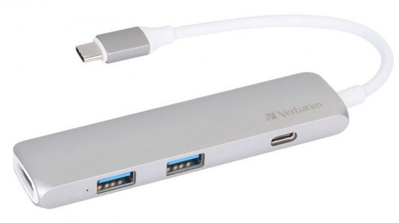 Verbatim USB-C dokovací stanice, šedá - obrázek produktu