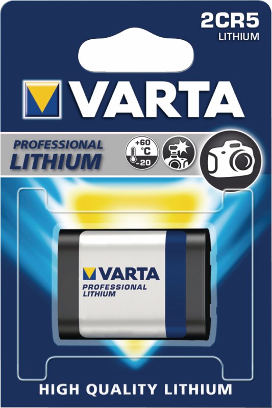 Lithiová Baterie 2CR5 6 V 1-Blistr VARTA-2CR5 - obrázek produktu
