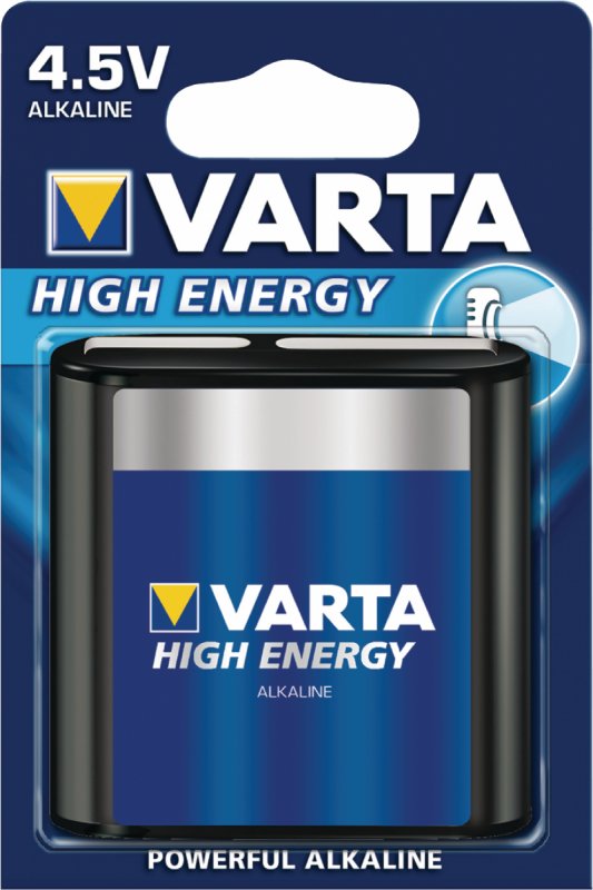 Alkalická Baterie 3LR12 4.5 V High Energy 1-Blistr VARTA-4912/1 - obrázek produktu