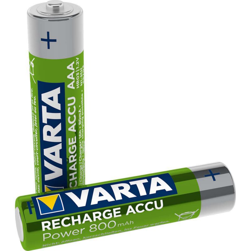 Dobíjecí Ni-MH baterie AAA | 1.2 V DC | 800 mAh | Přednabité | 2-Blistr - obrázek produktu