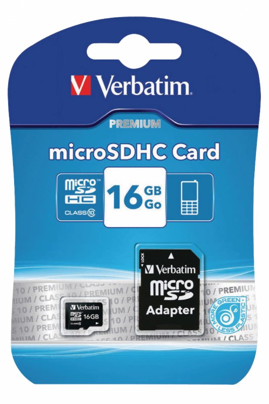 microSDHC Paměťová Karta Třída 10 16 GB - obrázek č. 1