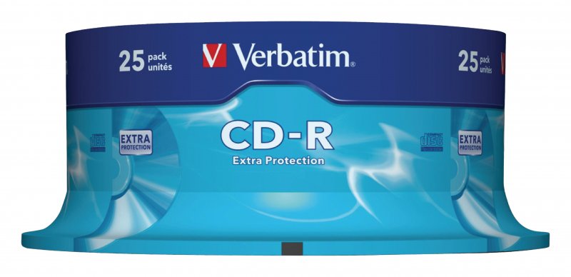 CD-R 52x 700MB 25 Pack Vřeteno Extra Protection - obrázek č. 1