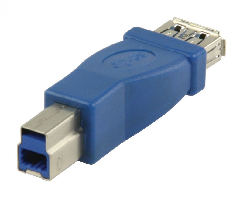 Adaptér USB 3.0 USB-B Male - USB A Zásuvka Modrá - obrázek produktu
