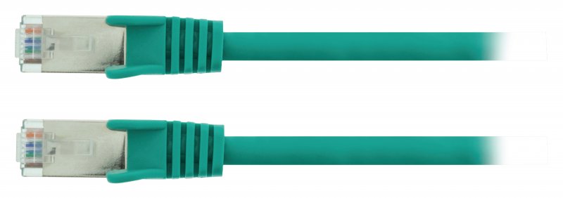 Síťový Kabel CAT5e SF/UTP RJ45 (8P8C) Zástrčka - RJ45 (8P8C) Zástrčka 10.0 m Zelená - obrázek č. 2