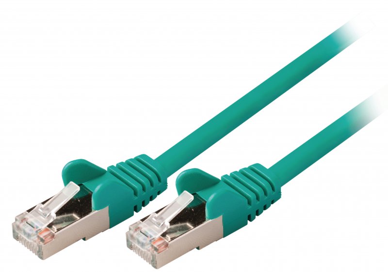 Síťový Kabel CAT5e SF/UTP RJ45 (8P8C) Zástrčka - RJ45 (8P8C) Zástrčka 5.00 m Zelená VLCP85121G50 - obrázek produktu