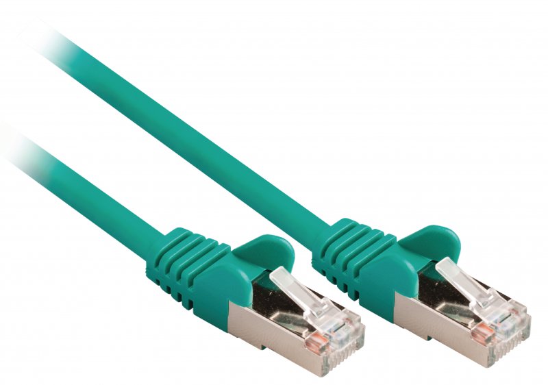 Síťový Kabel CAT5e SF/UTP RJ45 (8P8C) Zástrčka - RJ45 (8P8C) Zástrčka 5.00 m Zelená VLCP85121G50 - obrázek č. 1