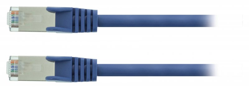 Síťový Kabel CAT5e SF/UTP RJ45 (8P8C) Zástrčka - RJ45 (8P8C) Zástrčka 1.50 m Modrá - obrázek č. 2