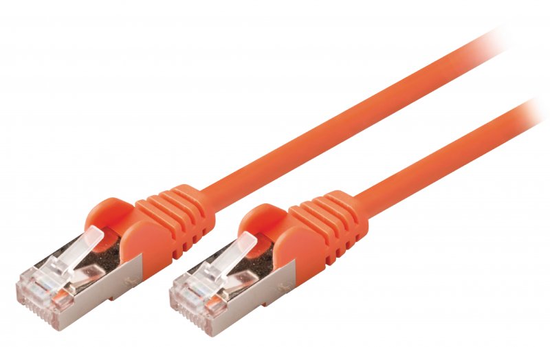 Síťový Kabel CAT5e SF/UTP RJ45 (8P8C) Zástrčka - RJ45 (8P8C) Zástrčka 10.0 m Oranžová - obrázek produktu