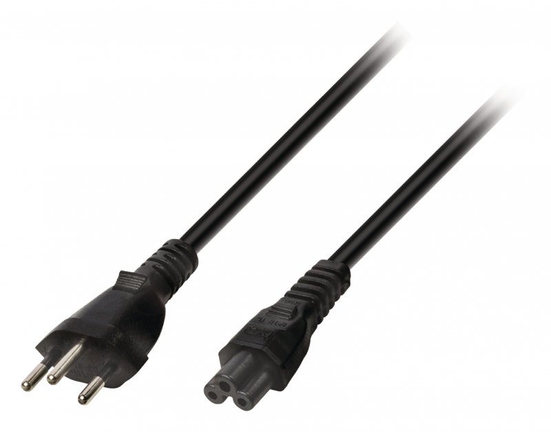 Švýcarský Napájecí Kabel CH Typ 12 - IEC-320-C5 5.00 m Černá - obrázek produktu