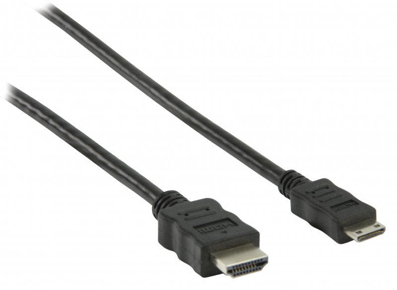 High Speed HDMI Kabel s Ethernetem HDMI Konektor - HDMI Mini Konektor 2.00 m Černá VLMB34500B20 - obrázek č. 2