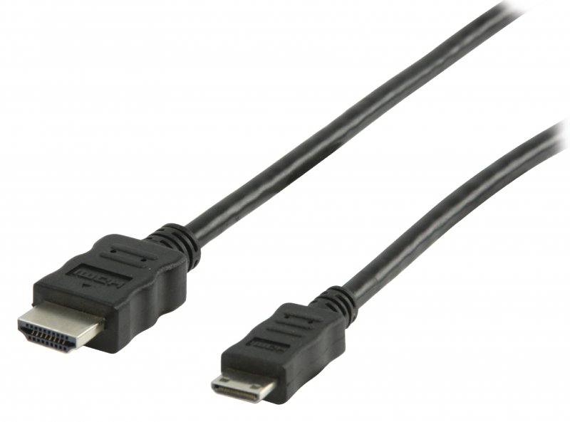 High Speed HDMI Kabel s Ethernetem HDMI Konektor - HDMI Mini Konektor 2.00 m Černá VLMB34500B20 - obrázek č. 1