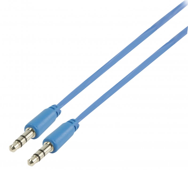 Stereo Audio Kabel 3.5mm Zástrčka - 3.5mm Zástrčka 1.00 m Modrá - obrázek produktu