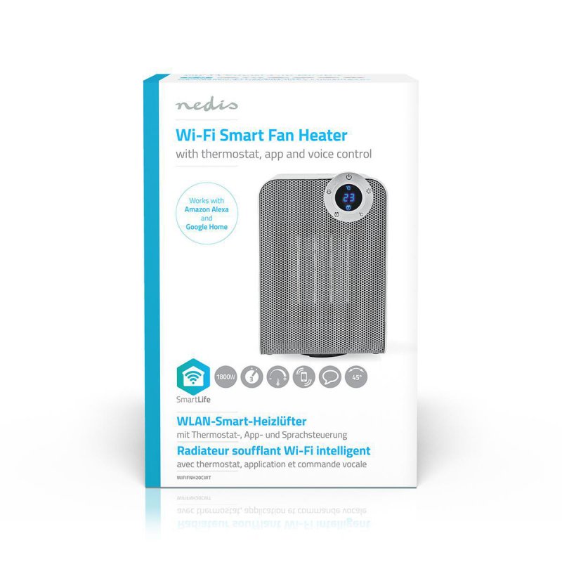 SmartLife Ceramic PTC Fan Heater  WIFIFNH20CWT - obrázek č. 5