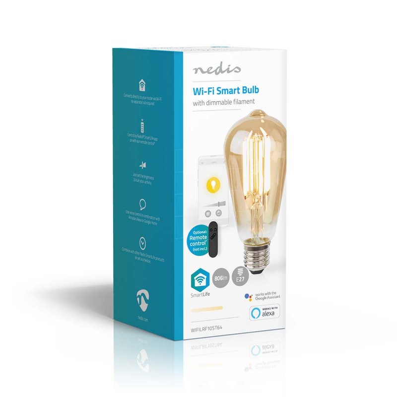 SmartLife LED žárovka | Wi-Fi  WIFILRF10ST64 - obrázek č. 4