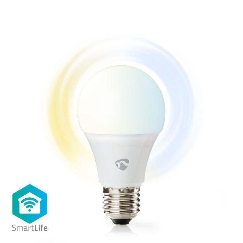 SmartLife Žárovka | E27 | 800 lm | 9 W | Stmívatelná Bílá / Studená Bílá / Teplá Bílá | 2700 - 6500 K | A+ | Android™ & iOS | Wi - obrázek produktu