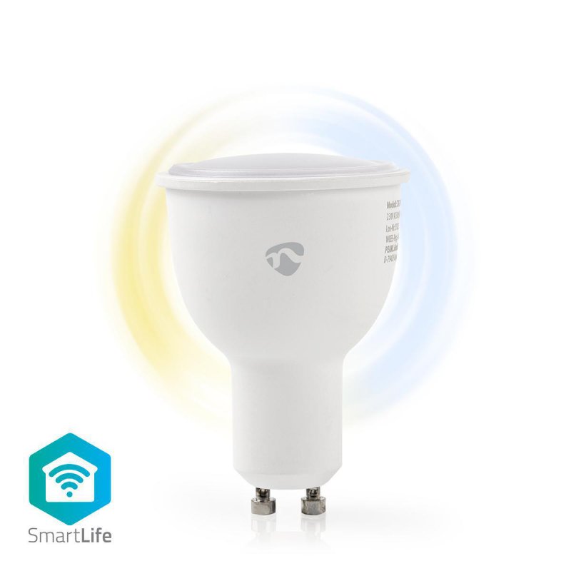 WiFi Chytrá LED Žárovka | Teplá až Studená Bílá | GU10 - obrázek produktu