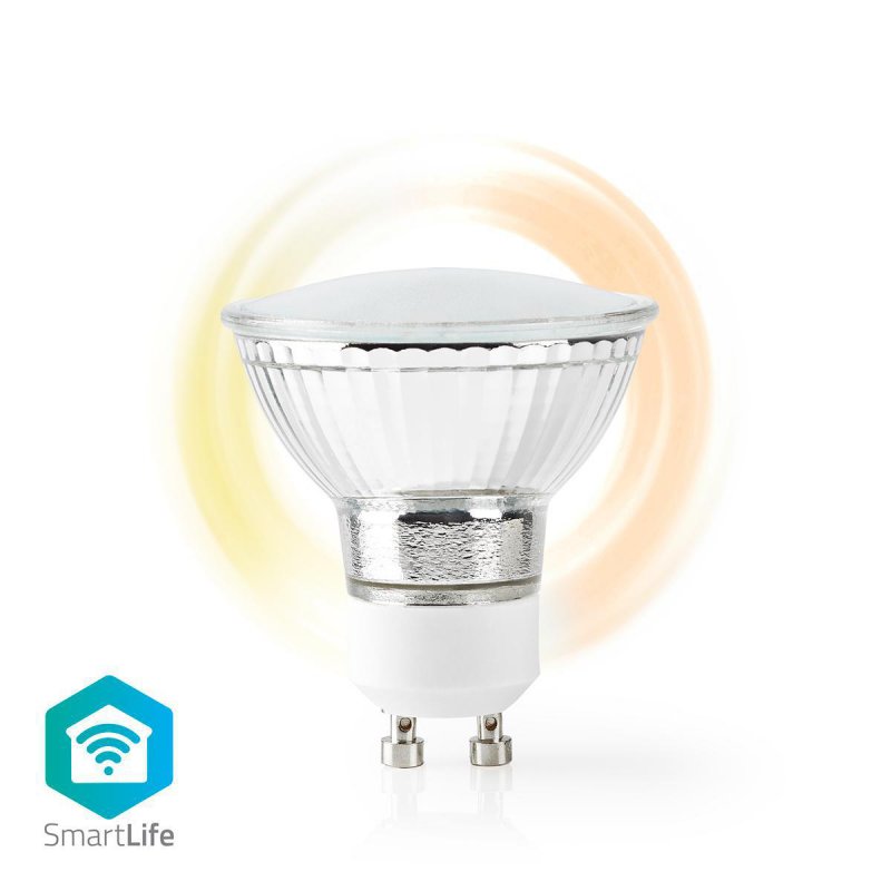 Žárovka LED SmartLife | Wi-Fi | GU10 | 330 lm | 5 W | Teplá Bílá | 1800 - 2700 K | Energetická třída: A+ | Android™ / IOS | PAR1 - obrázek produktu