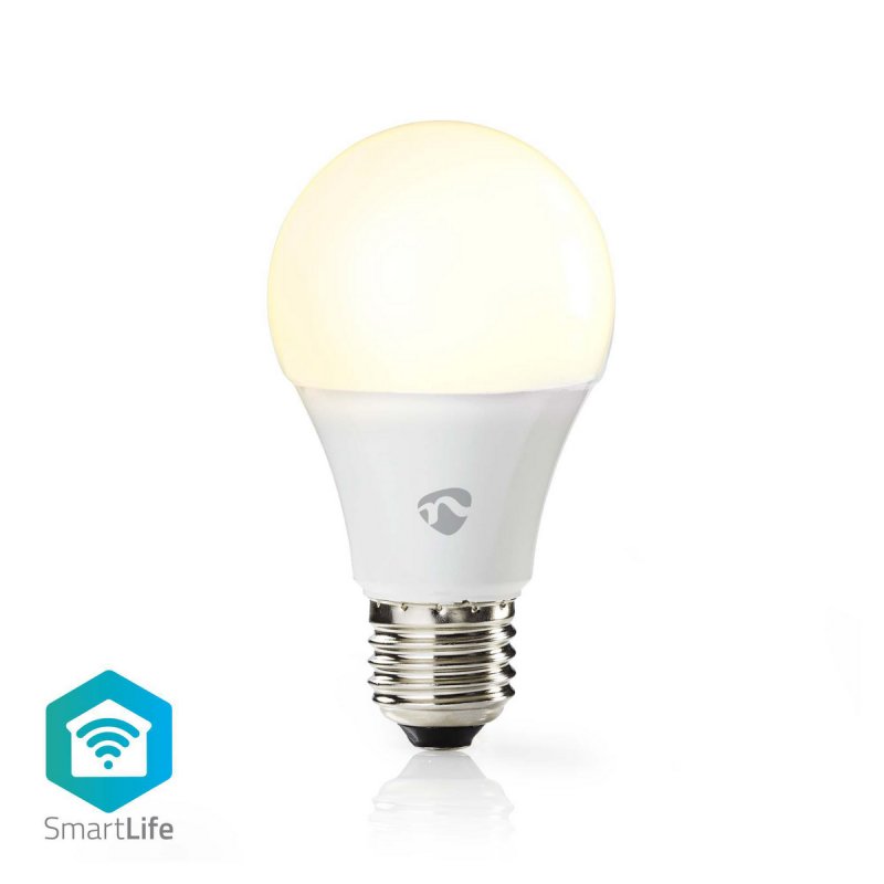 Žárovka LED SmartLife | Wi-Fi | E27 | 800 lm | 9 W | Teplá Bílá | 2700 K | Android™ / IOS | A60 | 1 kusů - obrázek produktu