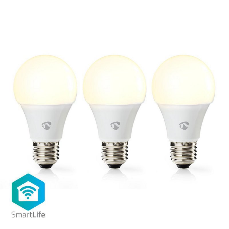 SmartLife LED Bulb | Wi-Fi | E27 | 800 lm | 9 W | Teplá Bílá | 2700 K | Energetická třída: A+ | Android™ & iOS | A60 - obrázek produktu