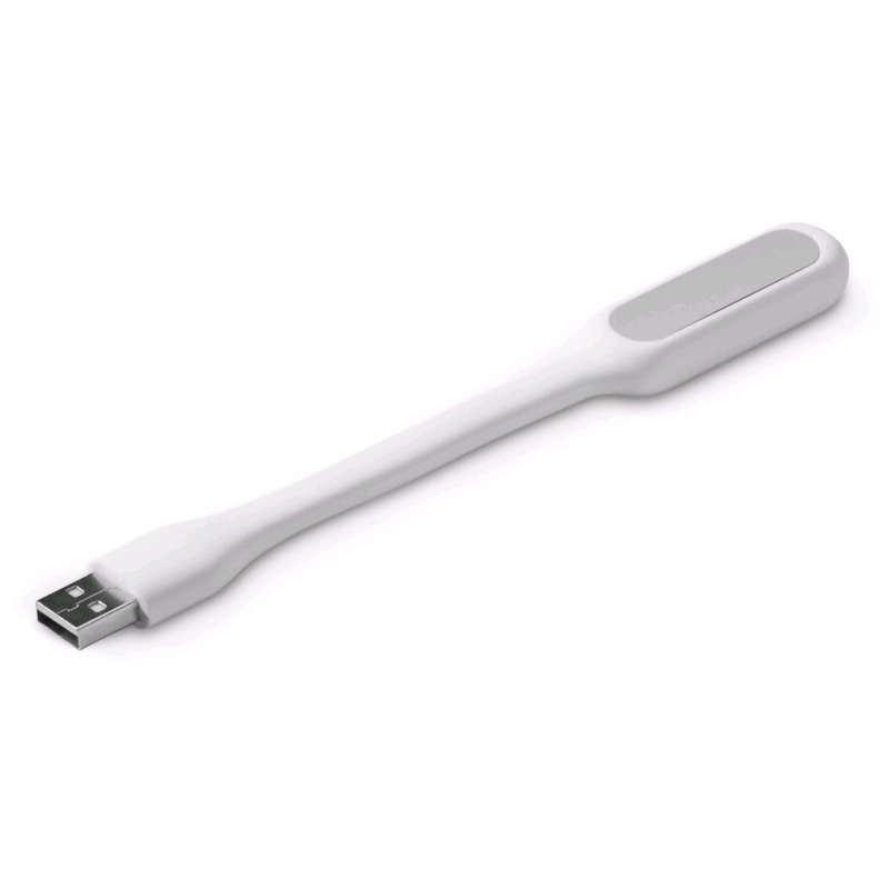 USB lampička k notebooku C-TECH UNL-04, flexibilní, bílá - obrázek produktu