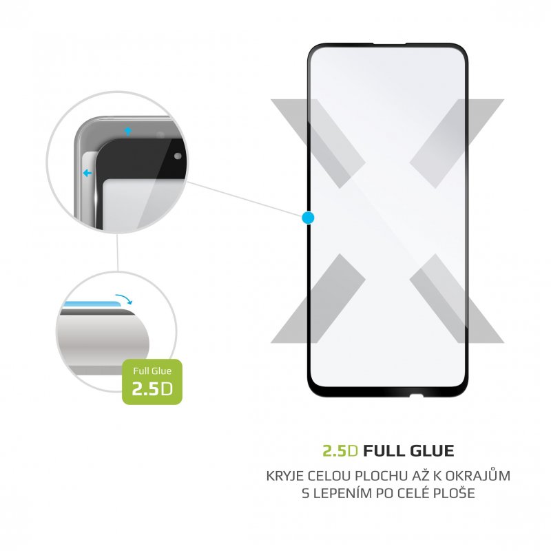 Sklo FIXED Motorola Moto G8 Power Lite, plné lepení - obrázek č. 1