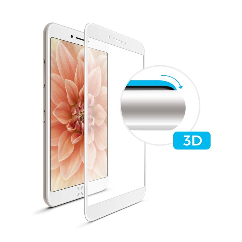 3D sklo FIXED iPhone 7Plus/ 8Plus,plné lepení,bílé - obrázek produktu