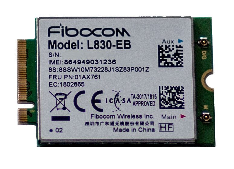 ThinkPad Fibocom Intel XMM7262 L830-EB CAT6 WWAN Module - obrázek produktu