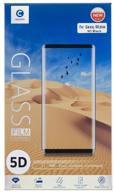 Mocolo 5D Tvrzené Sklo Black pro Samsung A530 Galaxy A8 2018 - obrázek produktu